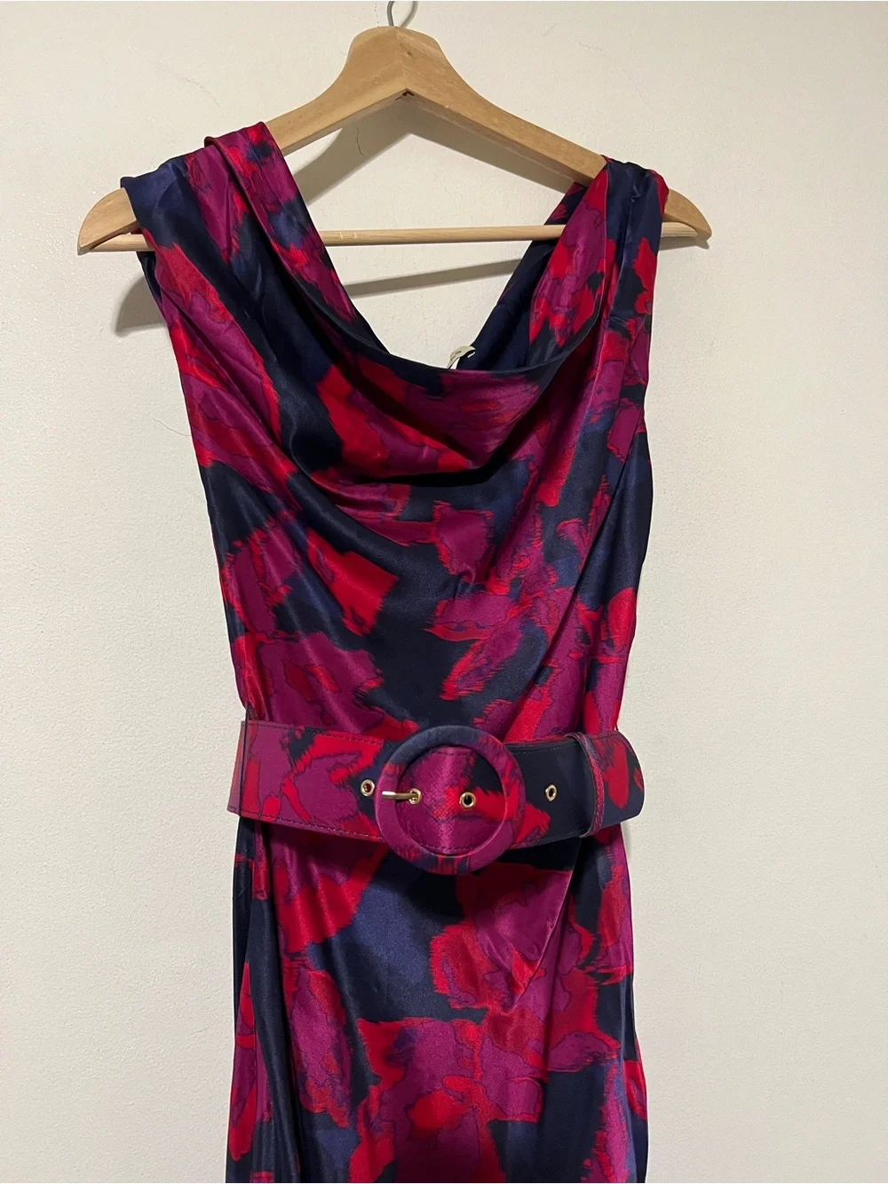 Nicholas Calantha Silk-Blend Midi Dress size 4